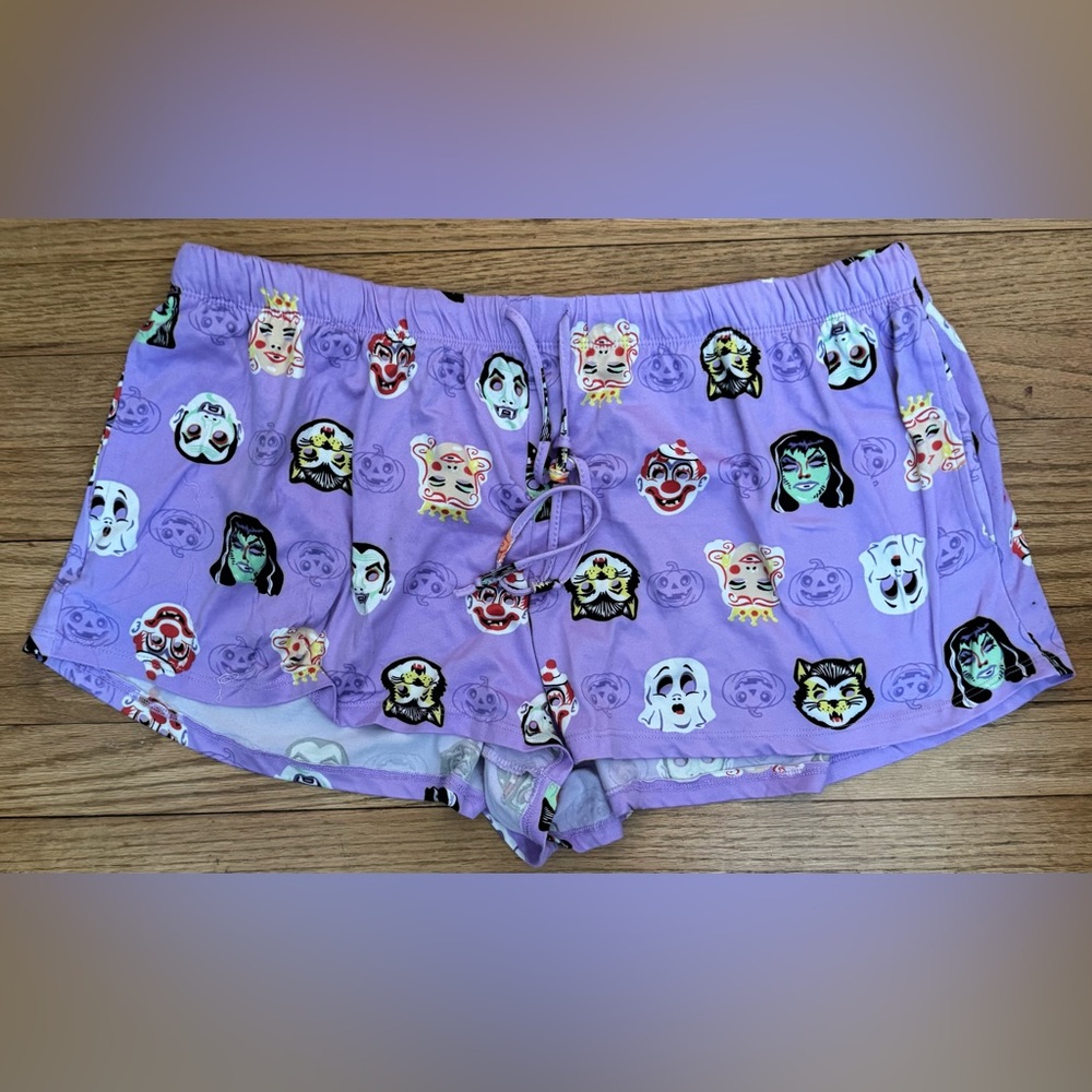 Purple Women's Halloween Shorts